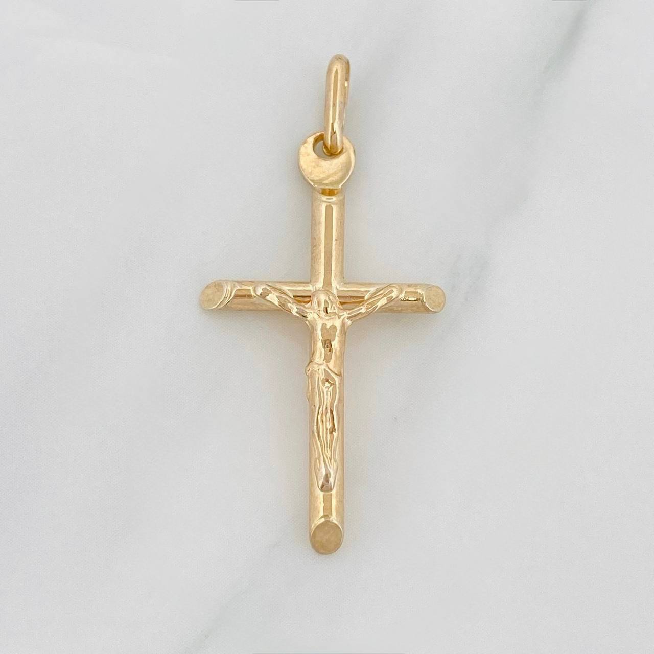 Dije Cruz Cristo 1.65g / 1 1/2 in Oro Amarillo 18K