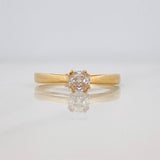 Anillo Solitario 2.2g / T8 1/2 Oro Amarillo 18K