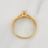 Anillo Solitario 2.2g / T8 1/2 Oro Amarillo 18K