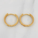 Hoop Earrings Carril 2.2g / 1/2 in Yellow Gold 18K