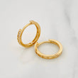 Candongas Carril 2.15g / 1/2 in Oro Amarillo 18K