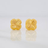 Topos Trebol Diamantado 0.75g / in / 6.72mm Oro Amarillo 18K