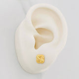 Topos Trebol Diamantado 0.75g / in / 6.72mm Oro Amarillo 18K