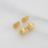 Topos Trebol Diamantado 0.55g / in / 5.21mm Oro Amarillo 18K