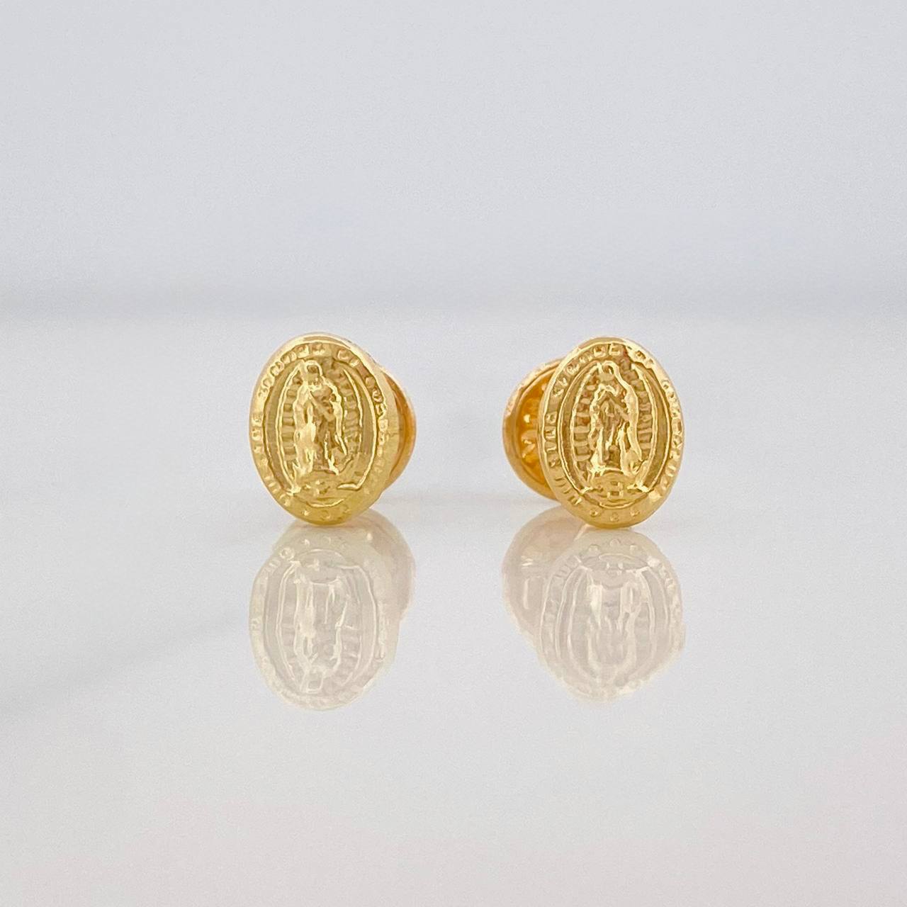 Topos Virgen de Guadalupe 0.55g / in / 5.22mm Oro Amarillo 18K