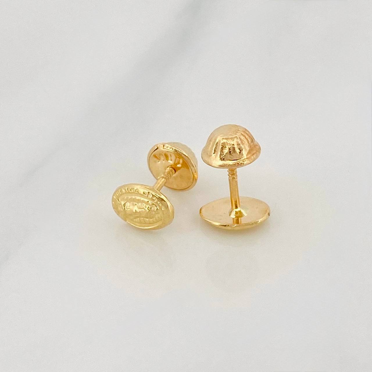 Topos Virgen de Guadalupe 0.55g / in / 5.22mm Oro Amarillo 18K