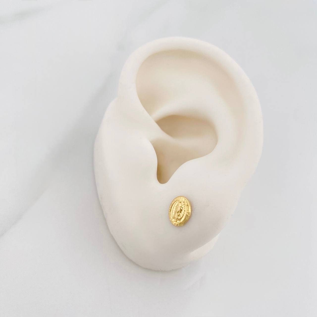 Topos Virgen de Guadalupe 0.55g / in / 5.22mm Oro Amarillo 18K