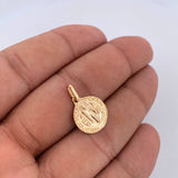 Dije San Benito 2.4gr / 2.1cm / Oro 18K &