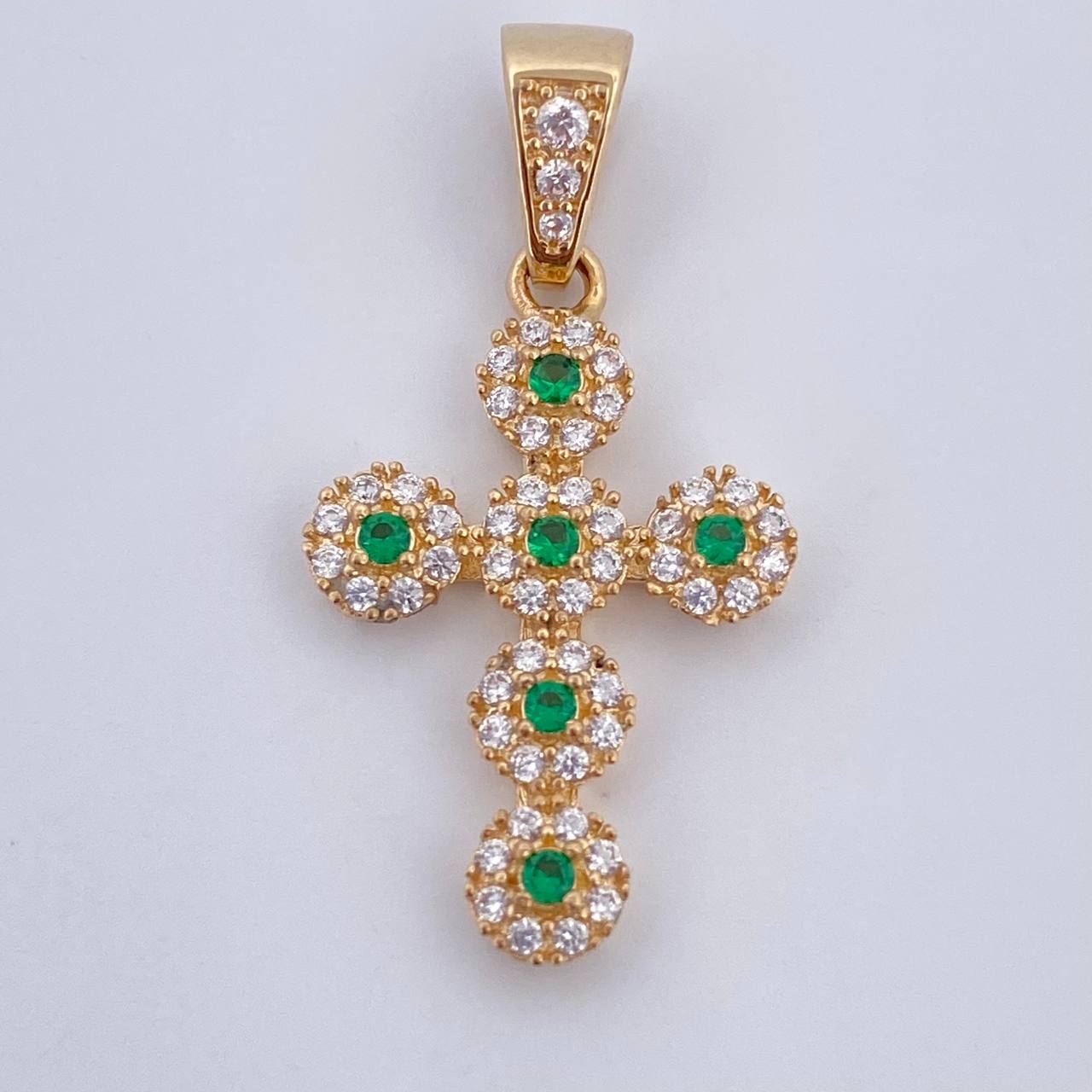 Pendant Dense Cross 1.8gr / 2.7cm / 18K Gold &