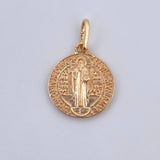 Dije San Benito 2.3gr / 2.1cm / Oro 18K &