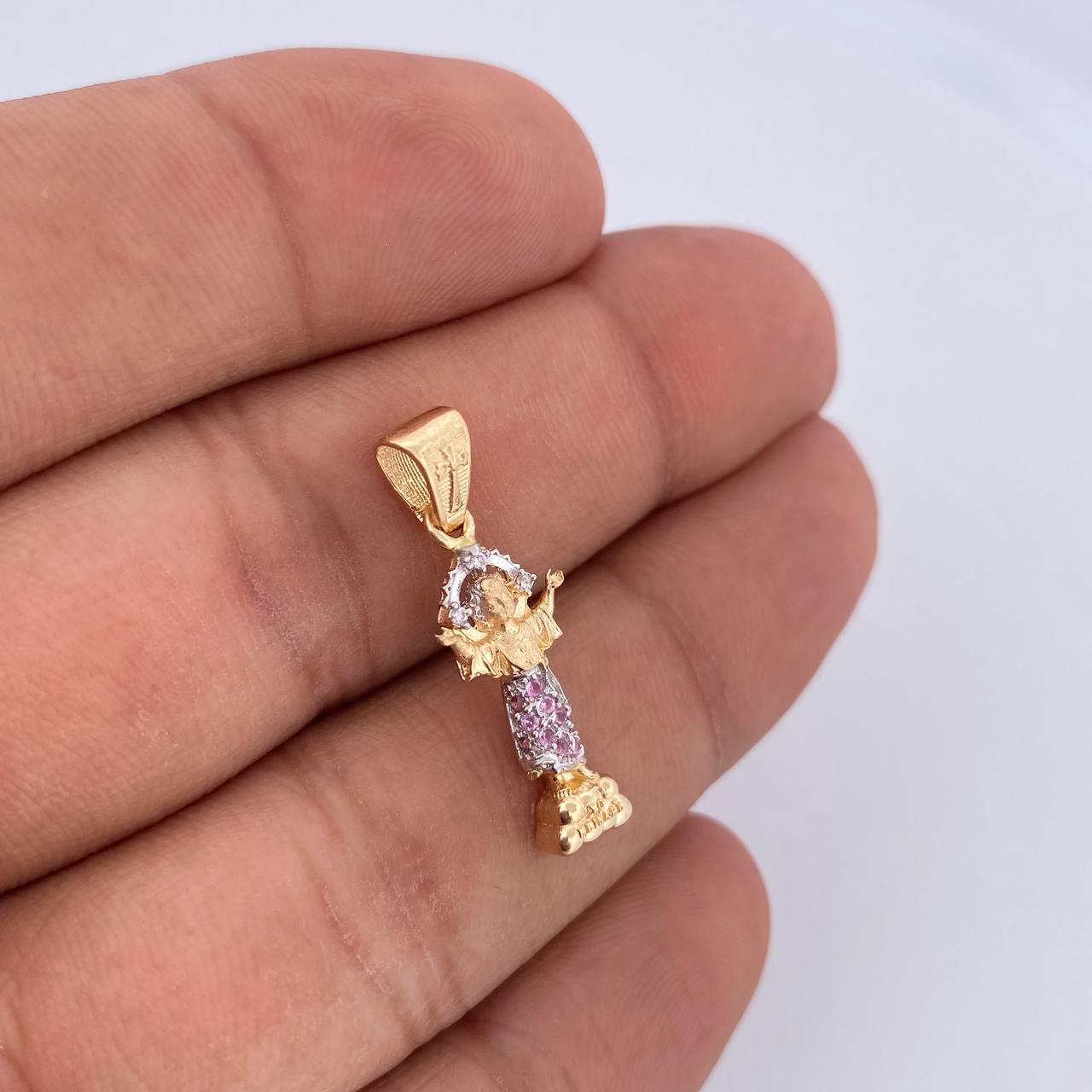 Pendant Divine Child 1.75gr / 2.6cm / 18K Gold &