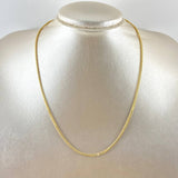 Cadena Veneciana 8.7gr / 17 3/4 in / 1.8mm Oro Amarillo +3 18K ©