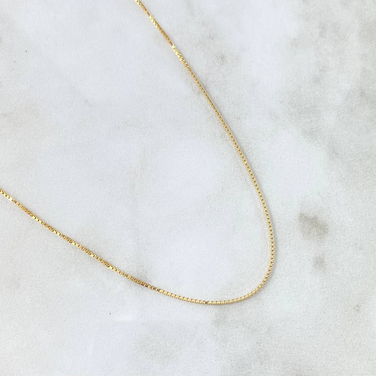 Cadena Veneciana 0.85 g / 17 3/4 in / 0.8 mm Oro Amarillo 18K