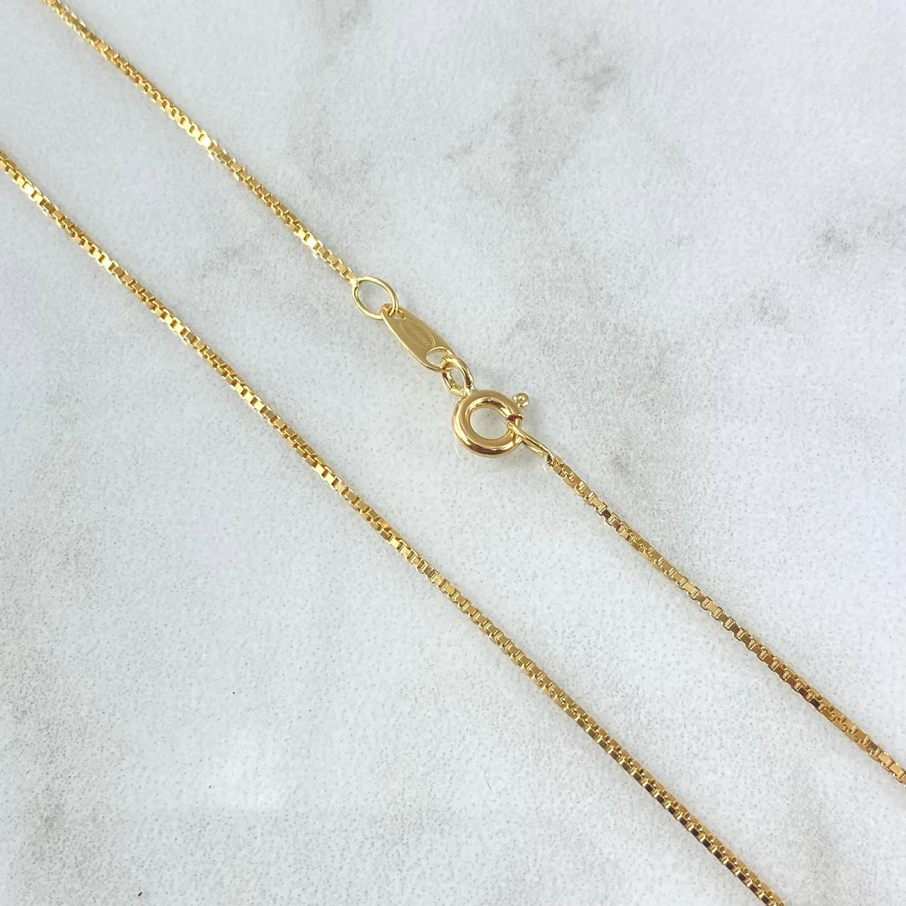 Venetian Chain 2.5gr / 40cm / 0.9mm Yellow Gold +3 18K
