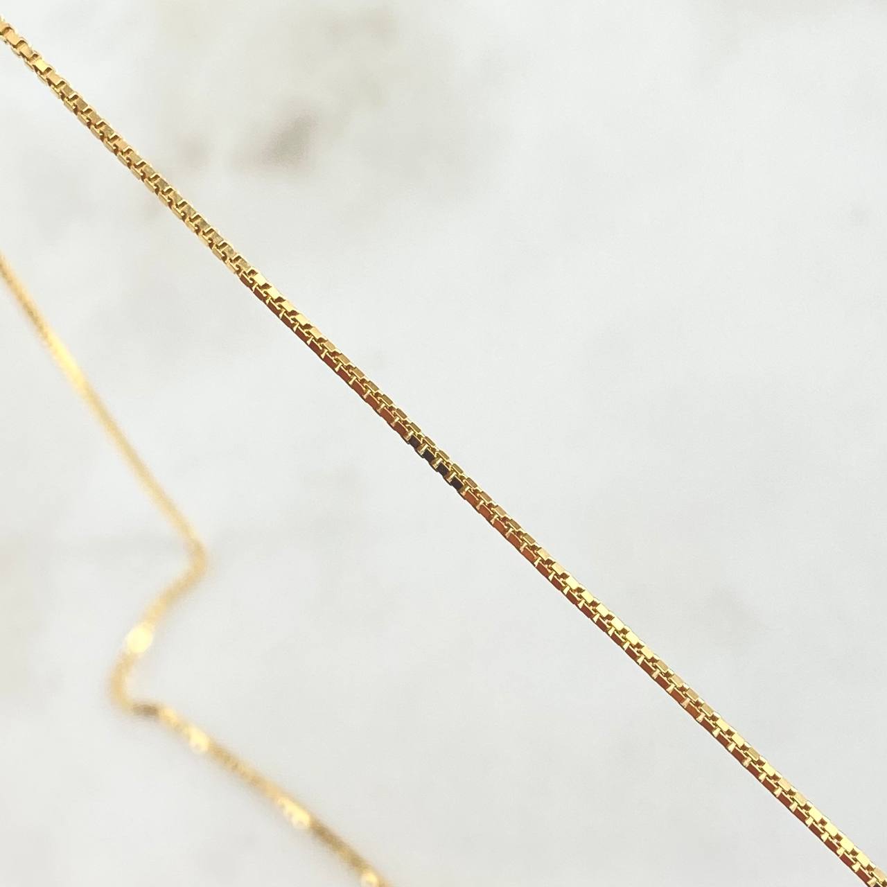 Cadena Veneciana 0.85 g / 17 3/4 in / 0.8 mm Oro Amarillo 18K