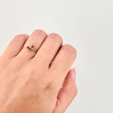 Anillo Corazón Rubíes 23pts 1.05g / T5 3/4 Oro Amarillo 18K