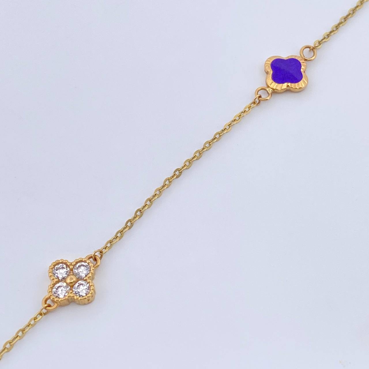 Tobillera Aro Seguido 3.25gr / 9 3/4 in / Oro Amarillo 18K &