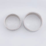 Smooth Band Ring 14.65 g / 18K White Gold (A.C)