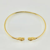Bracelet Classic Link Heart Diamond Cut 3.55gr / 6 in / 2mm Yellow Gold Nac.Esp. 18K ©