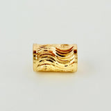 Herraje Cilindro Lunar Grande 0.15gr / 4mm Oro Amarillo 18K