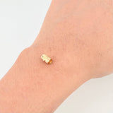 Herraje Cilindro Lunar Grande 0.15gr / 4mm Oro Amarillo 18K
