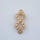 Herraje Infinito 0.9gr / 3/4 in / Oro Amarillo 18K &