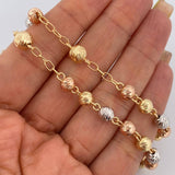 Miraculous Virgin Rosary 26.5gr / 23.6in / 18K Gold $