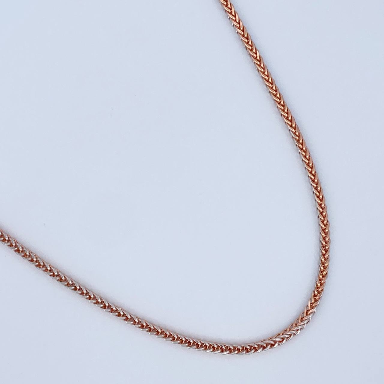 Cadena Franco 8.7gr / 60cm / +3 Oro 18K $