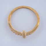 Anillo Cruz 1.5gr / T5 1/2 / Oro Amarillo 18K &