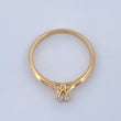 Anillo Solitario 1.65gr / T5 1/4 / Oro Amarillo 18K &