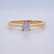 Anillo Solitario 1.55gr / T5 3/4 / Oro Amarillo 18K &