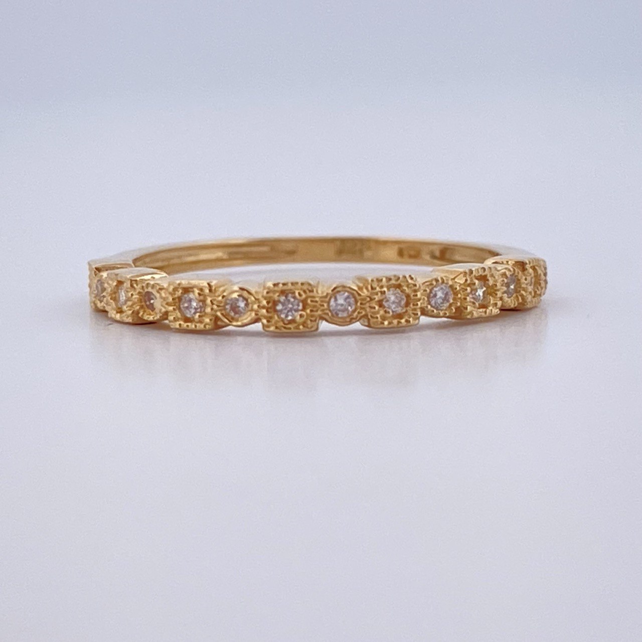 Anillo Churumbela 1.4gr / T4 3/4 / Oro Amarillo 18K &