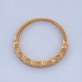 Anillo Churumbela 1.4gr / T4 3/4 / Oro Amarillo 18K &