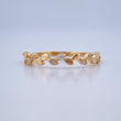 Anillo Hojas Intercaladas 1.3gr / T5 1/2 / Oro Amarillo 18K &