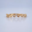Anillo Hojas Intercaladas 1.45gr / T6 3/4 / Oro Amarillo 18K %