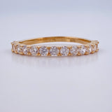 Anillo Argolla Churumbela 1.4gr / T5 / Oro Amarillo 18K &