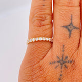 Anillo Argolla Churumbela 1.4gr / T5 / Oro Amarillo 18K &