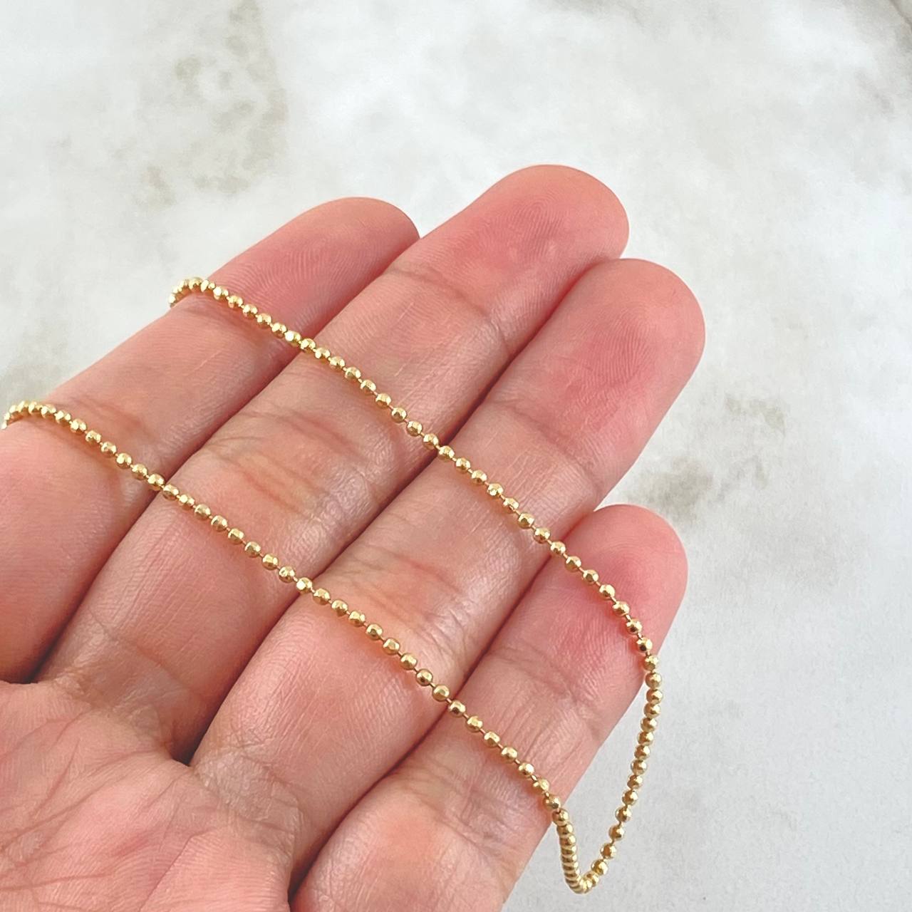 Military Chain 5.45gr / 60cm / +3 18K Gold ©