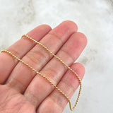 Military Chain 5.45gr / 60cm / +3 18K Gold ©