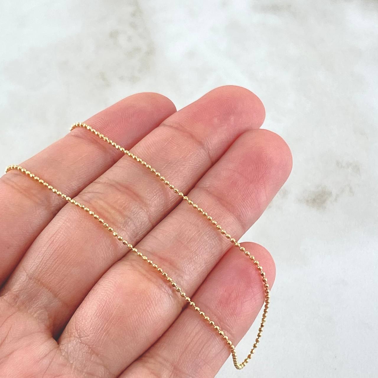 Military Chain 1.9gr / 45cm / +3 18K Gold ©