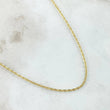 Flat Mariner Chain Volga 2.45gr / 17.7in / +3 18K Gold ©