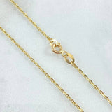 Flat Mariner Chain Volga 2.45gr / 17.7in / +3 18K Gold ©