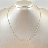 Flat Mariner Chain Volga 2.45gr / 17.7in / +3 18K Gold ©