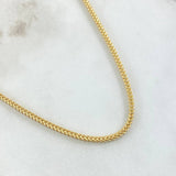 Franco Chain 8.8gr / 23.6in / +3 18K Gold ©