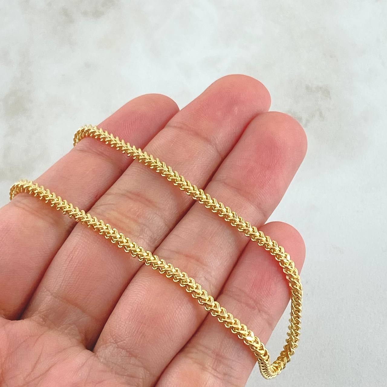 Franco Chain 8.8gr / 23.6in / +3 18K Gold ©