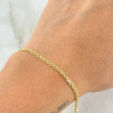 Chinese Bracelet 1.55gr / 7.1in / +1 18K Gold