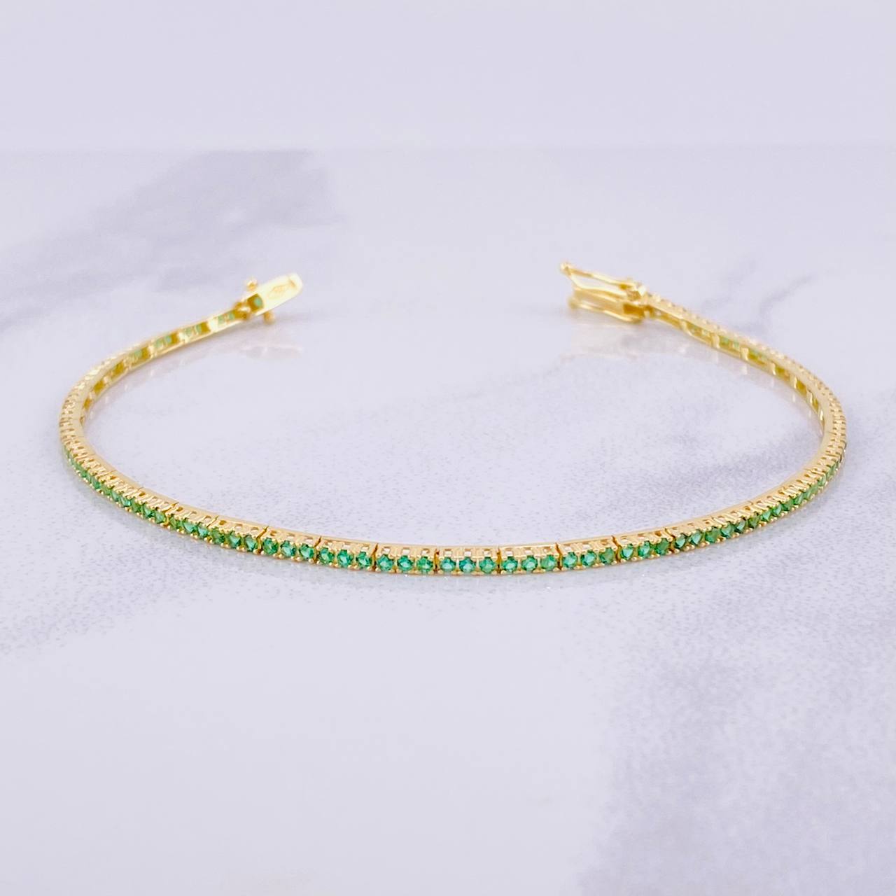 Tennis Bracelet 3.9g / 7 in / 1.8mm Yellow Gold 18K