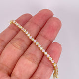 Tennis Bracelet 8.15g / 6 3/4 in / 2.7mm Yellow Gold 18K
