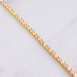 Tennis Bracelet 8.15g / 6 3/4 in / 2.7mm Yellow Gold 18K