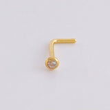 Spark Piercing 0.1g / 1/4 in 18K Yellow Gold